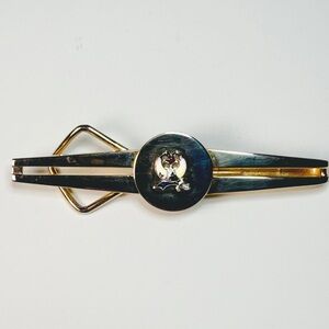 SWANK - Vintage Gold Tie Clip with Shriners Freemason Emblem